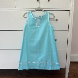 Little English aqua shift dress size 7